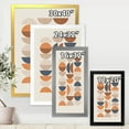 thumbnail image 4 of Designart 'Abstract Moon and Sun In Orange and Blue' Modern Framed Art Print, 4 of 4