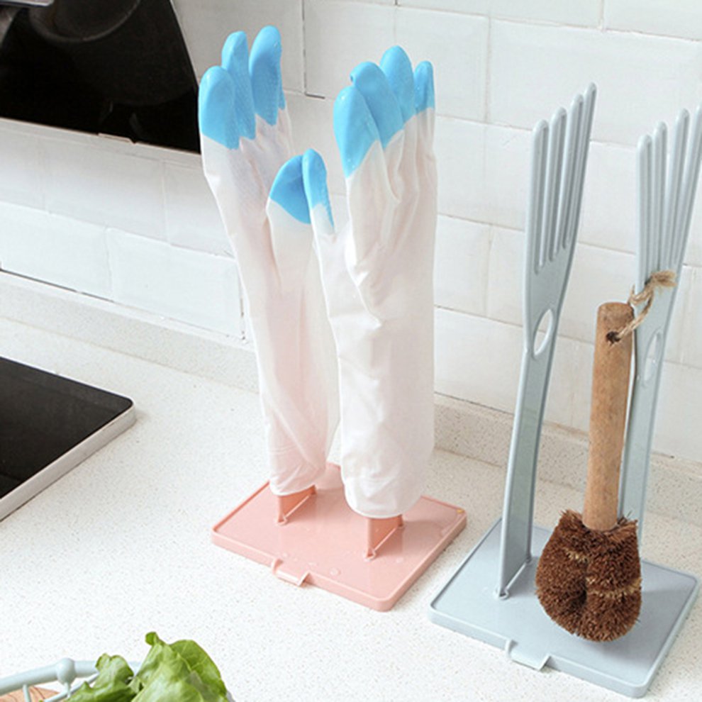 rubber glove stand