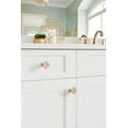 thumbnail image 3 of Amerock Accents 1-1/4 inch (32mm) Length Gold/Pink Cabinet Knob - 2 Pack, 3 of 7