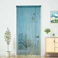 thumbnail image 1 of Cortina de Hilos para Puerta YaoYue Azul Teal 100x200 cm, 1 of 8