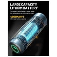 thumbnail image 1 of 130000RPM Powerful Air Blower Turbo Violent Fan with 2 Nozzles 52m/S Handheld Turbo Jet Fan Car Dryer Brushless Motor A, 1 of 5
