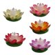 thumbnail image 2 of 5 pcs 11.5 cm LED floating lotus lantern wishing water lily artificial light flower lanterns pool decor, 2 of 4
