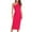 Red-05, variant on STETMN Women Elegant Formal Long Dress One Shoulder Sleeveless Ruched Bodycon Evening Dress