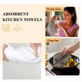 thumbnail image 6 of Farm Sunflower Kitchen Towel Dish Cloths Set of 1, Microfiber Soft Kitchen Hand Towels, Positive Floral Vintage Brown Wooden Absorbent Quick Drying Dishcloths 18 x 28 Inches, 6 of 8