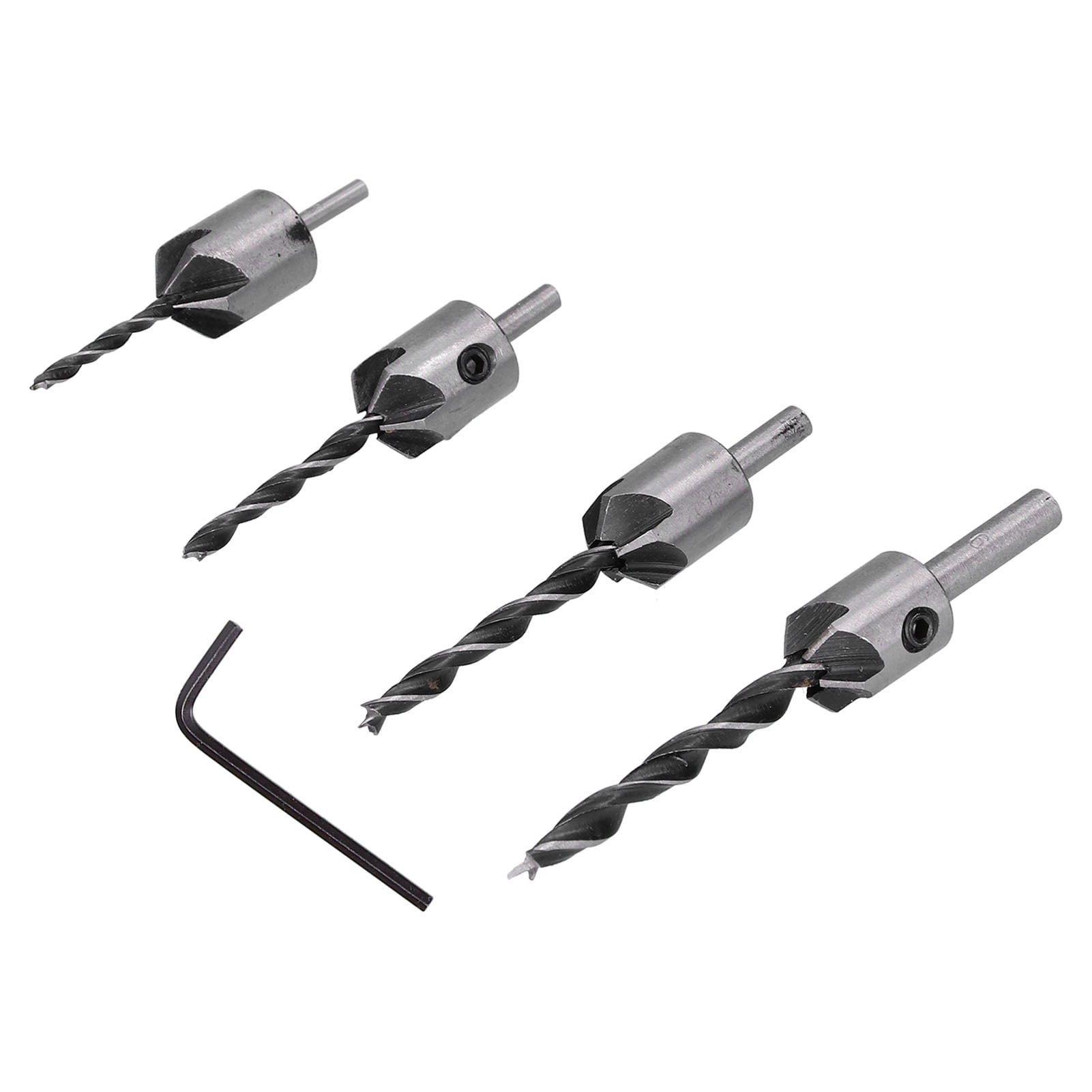 Woodworking Chamfer, Counter Sink Bit Positioning Drilling Bit