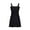 Black, variant on tasrioml Women Swimsuit Sling Sleeveless High Waist Bathing Suit One-Piece Beachwear Solid Color Quick Drying Monokini