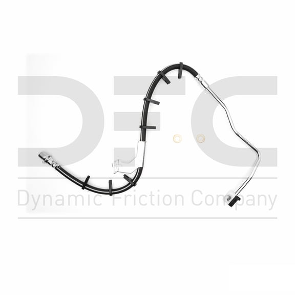Front Left Dynamic Friction Company Brake Line Hose 350-47344 For 1997-1999 Chevrolet P30, 1997-1999 GMC P3500