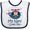 White and Navy, variant on Inktastic My Nani Loves Me Grandson Bear Boys Baby Bib