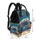 thumbnail image 2 of Disketp Sunshine Underwater Sand Turtle Mochila de Pañales de Gran Capacidad con Múltiples Bolsillos, Mochila de Viaje Multifuncional para Bebé, Unisex, Moderna y Resistente, 2 of 6