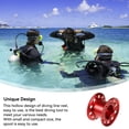 thumbnail image 2 of Xingzhi Spool Reel Aluminum Alloy Lightweight Spools Compact Lightweight Portable Tool Replacement Long-Lasting Scuba Free Diving Red, 2 of 6