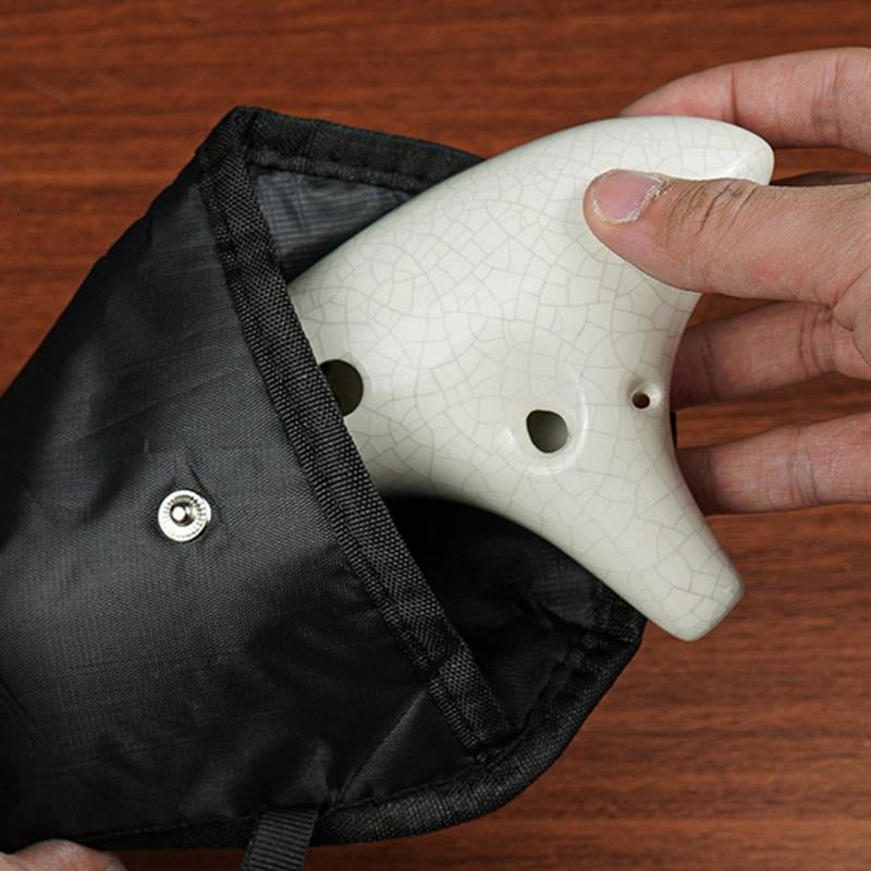 CEORPER Premium Ceramic 12 Hole Ocarina Portable for Music Enthusiasts and Students
