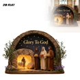 thumbnail image 2 of Exquisite Figurine Desktop Ornament For Home And Statue Sculpture Wooden Decorative Display Piece, 2 of 5