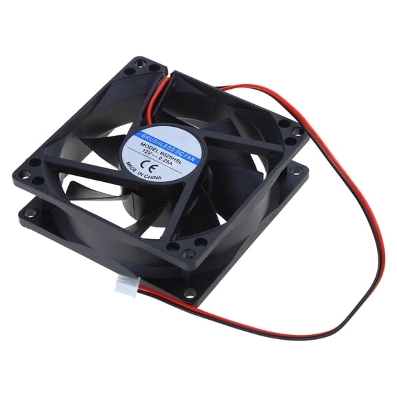 80mm Sleeve Bearing Cooling Fan 12V 2Pin 8025 Brushless Quiet for 3D Printer Computer for Case