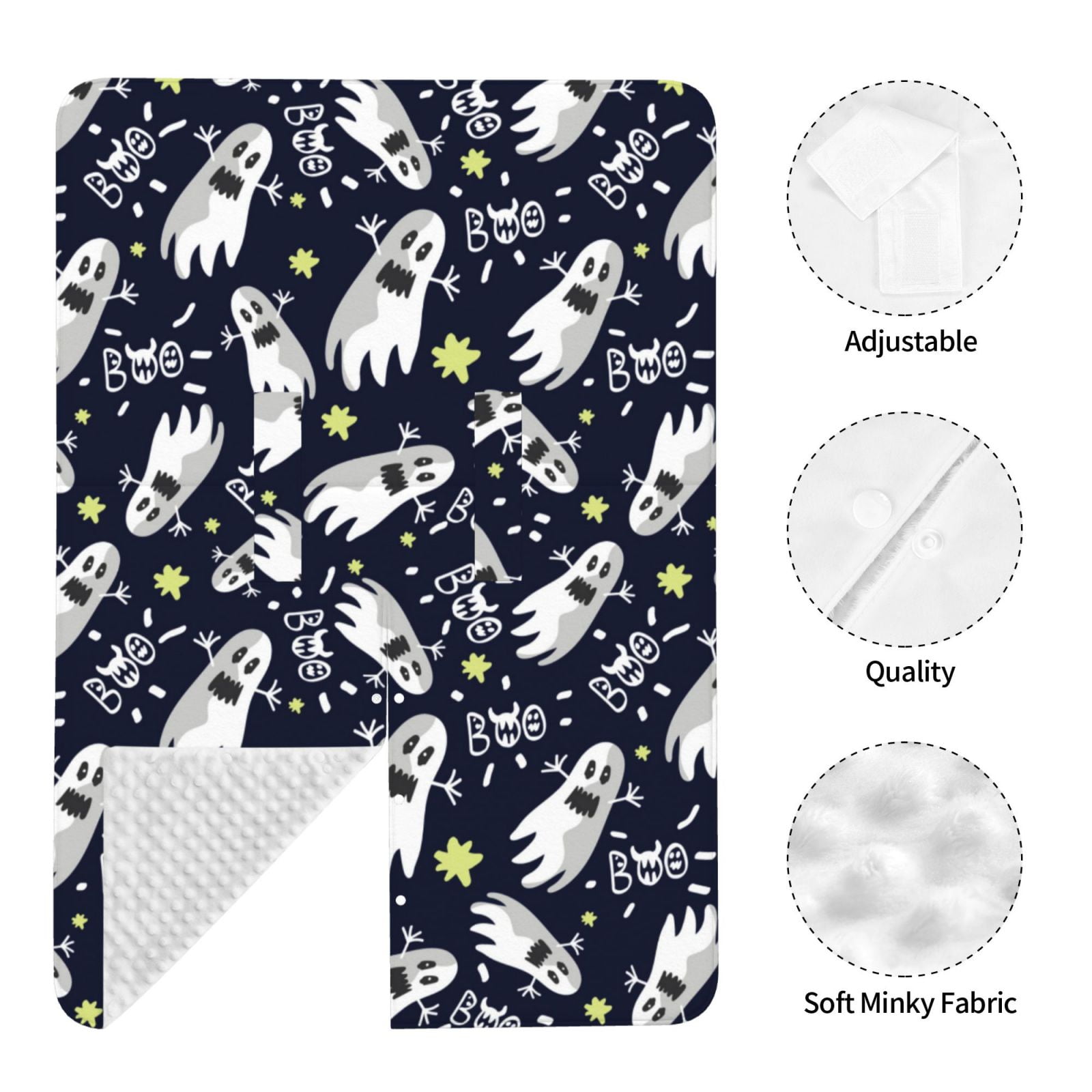 Car Seat Cover Baby - Halloween Ghost Funny A Breathable Infant Car Seat Cover for Baby Carseat, Lightweight Comfort Baby Essentials Must Haves Newborn Stuff for Girl Boy