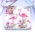 thumbnail image 2 of EeaseMX 40 servilletas con estampado de flamencos, papel de seda único, servilletas útiles para fiestas, banquetes y uso diario., 2 of 7