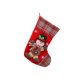 thumbnail image 1 of Bolsa de regalo, calcetín de Navidad, soporte para dulces, suministros para vacaciones, adornos para contenedores de galletas, accesorios Kits de decoración para fiestas patrón de muñeco de nieve Bearachild HA069645-02, 1 of 6