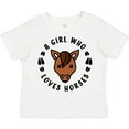 thumbnail image 3 of Inktastic A Girl Who Loves Horses Boys or Girls Toddler T-Shirt, 3 of 5