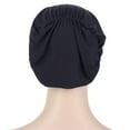 thumbnail image 4 of Yoyauz Women Turban Pre-Tied Bonnet Braid Turban African Head Wrap for Women Small Solid Color Soft Knotted Night Sleep Beanie Bonnet Chemo Hat Cover, 4 of 5