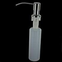 KONTONTY Lotion Pump Dishwashing Liquid Dispenser 1Set Transparent Plastic for Kitchen Sink