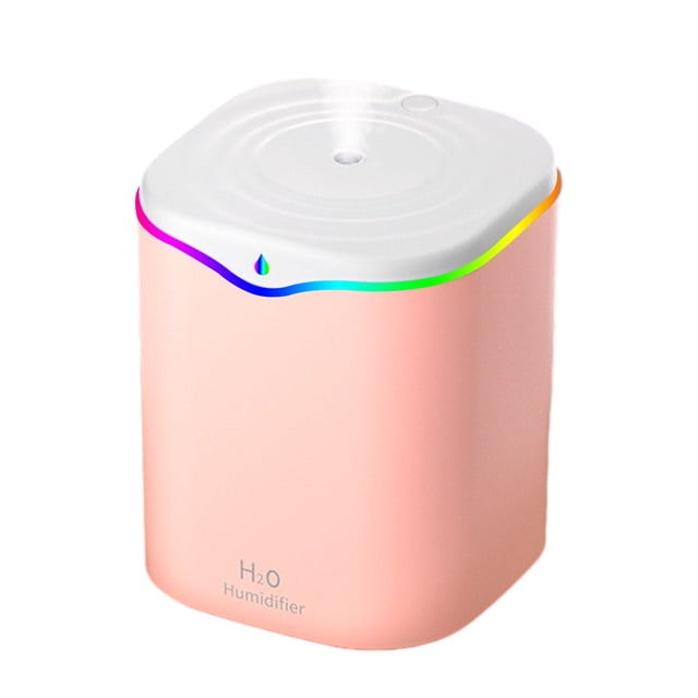 Humidifiers for Bedroom Usb Humidifier with Colored Light Quiet Cool Mist Humidifier for Bedroom and Office Plants Easy to Clean Cool Mist Humidifiers