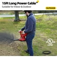thumbnail image 3 of Extension Cords for Outdoor, 25FT 3 Prong Heavy Duty Extension Cords for Outdoor, Waterproof Extension Cords, 16AWG 13AMP 125V Rated 1625 Watts, 3 of 8