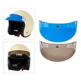 thumbnail image 1 of 2 piezas 3-Snap Visera para casco de motocicleta Visera Visera para Visera para abierta Yotijar visera de visera vintage, 1 of 9