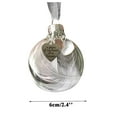 thumbnail image 5 of RuiJiao Memorial Gifts for Loss of Mom, Sympathy Gifts for Loss of Mom, A Piece of My Heart is in Heaven, Memorial Ornaments Clear Feather Ball, 5 of 5