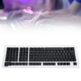 thumbnail image 1 of Arabic Keyboard Keycaps, Backlit Translucent Keycap Set, 112 Keys ABS Material, Easy to Install and Clean, for 61 64 68 84 87 96 98 100 104 108 Keyboards, 1 of 7