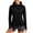 Black, variant on Aboser Womens Thumb Hole Sun Shirts Lightweight Turtleneck UV Protection Hooded Tops Breathable Workout Hiking Hoodie Shirt UPF 50+ Rash Guard for Warm Weather