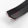 thumbnail image 5 of 2.5M Car Front Bumper Lip Carbon Fiber Rubber Universal Protector Bumper Strip Spoiler Side Skirt Rubber Anti Scratch Protector, 5 of 5