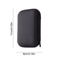 thumbnail image 3 of Compact Electronics Organizer Pouch, Portable Cable Storage Bag for Chargers and Earbuds, Small Travel Accessory Case for USB Cords and Gadgets, 3 of 8