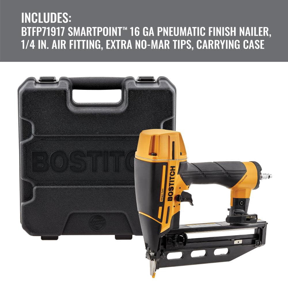 BOSTITCH Smart Point 16 Ga Pneumatic Nail Gun