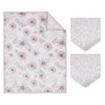 Little Love by NoJo Beautiful Blooms 3 Piece Mini Crib Bedding Set