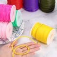 Uxcell 16 Yards 4mm PVC Hollow Pipe Rubber Cord 2mm ID with Plastic