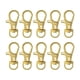 thumbnail image 1 of 10 piezas de metal chapado en oro pequeños cierres giratorios Cordón mosquetón Broche de garra de langosta DIY s Artesanía Joyas hallaz Soledad Llaveros Llaveros, 1 of 7