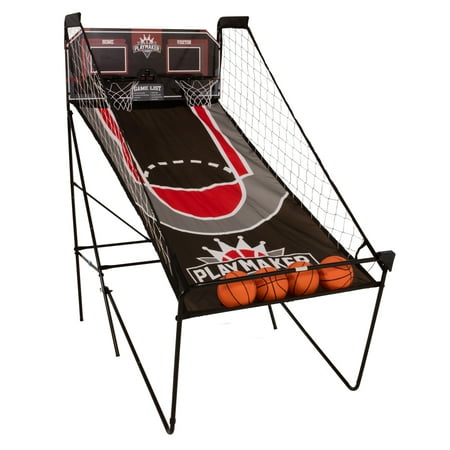 Triumph Play Maker Double Shootout Basketball Game Includes 4 Game-Ready Basketballs and Air Pump and