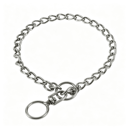 GASTROPOD Choker Collar for Large Dogs Stainless Steel Dog Choke Collar Training Slip Dog Chain Collars Heavy Duty Martingale Collars for Medium Large Breed Pets Boys Girls Silver Xl