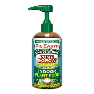 Dr. Earth House Plant Pump & Grow Liquid Fertilizer 16oz Bottle -  Walmart.com