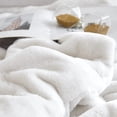 thumbnail image 3 of Coma Inducer Chunky Bunny - ® Oversized Comforter Set - Farmhouse White Queen Adult, Teen & Dorm 3 Piece, 3 of 5