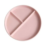 witspace 9 Inch Wheat Straw Portion Control Plates for Weight Loss Adults, Unbreakable Reusable Dinnerware Set Kids Divided Plate Bariatric Plastic Salad Lunch Tray, Microwave & Dishwasher Safe