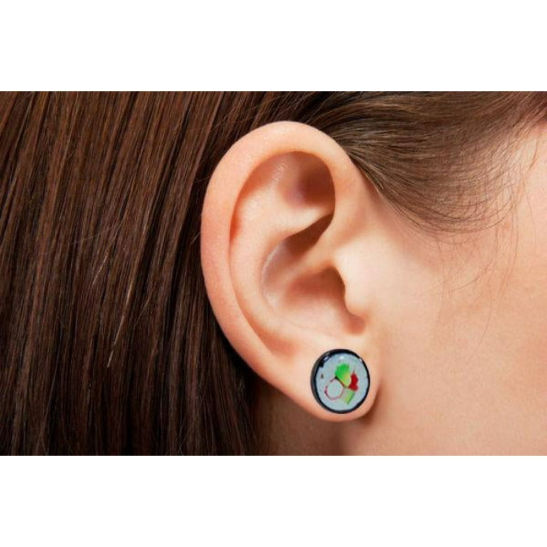 Sushi Design Acrylic Ear Plugs Tunnels Screw Fit 2 Gauge to 9 16