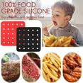 thumbnail image 1 of TIMIFIS Reusable Square Silicone Air Fryer Liners with Air Fryer,Easy Clean Air Fryer Accessories,Non Stick,Air Fryer Accessory Parchment Paper Replacement Kitchen Accessories, 1 of 7