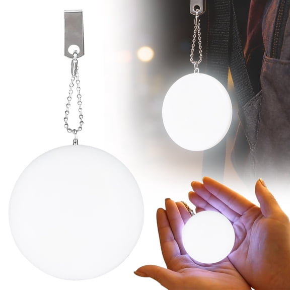 CurioCo Star-Shaped LED Purse Light Clip-On Handbag Light Portable Pocket Lamp for Travel Bags Backpacks Mini Flashlight Gift Idea