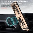 thumbnail image 4 of Estuche GANGXUN para Xiaomi Redmi Note 9 Pro, soporte giratorio 360°, estilo mecánico y magnético, 4 of 5