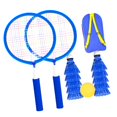 thumbnail image 4 of koolsoo Badminton Set for Kids with Ball Shuttlecock Badminton Racket Set for Garden Blue, 4 of 9