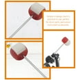 thumbnail image 3 of OFFIGAM 2Pcs Metal Drum Pedal Beater Simple Design for Hobbyists Music Practice, 3 of 8