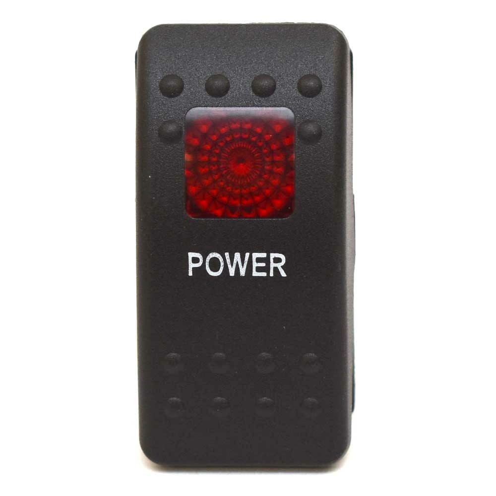 Carling On/Off Contura II Boat Rocker Switch | Power 3 Spade 12 Volt