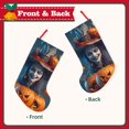 thumbnail image 2 of Picia Modern Style Pumpkin Witch for 18in Christmas Stockings, Xmas Stocking for Kids, Holiday and Family Stocking for Fireplace or Party Decoration, 2 of 7