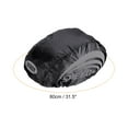 thumbnail image 2 of Uxcell Waterproof Helmet Cover Bike Helmet Rain Cover Ride Gear with Reflective Strip Black, 2 of 5
