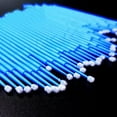 thumbnail image 2 of 200 Pcs Brosses Micro Applicateurs, Écouvillons Jetables pour Extensions de Cils (Bleu), 2 of 4
